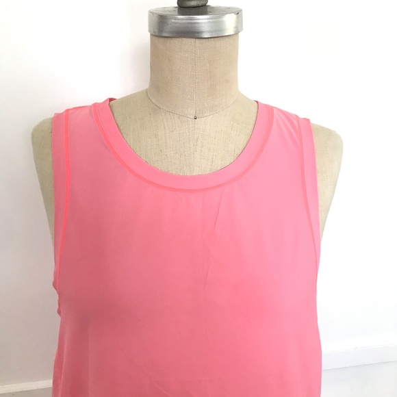 Lululemon size 4 Grapefruit Neon Orange Sleeveless Tank Top - Picture 2 of 7
